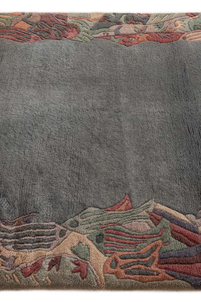4' 3 x 5' 10 Hand Knotted Tibet Wool Rug