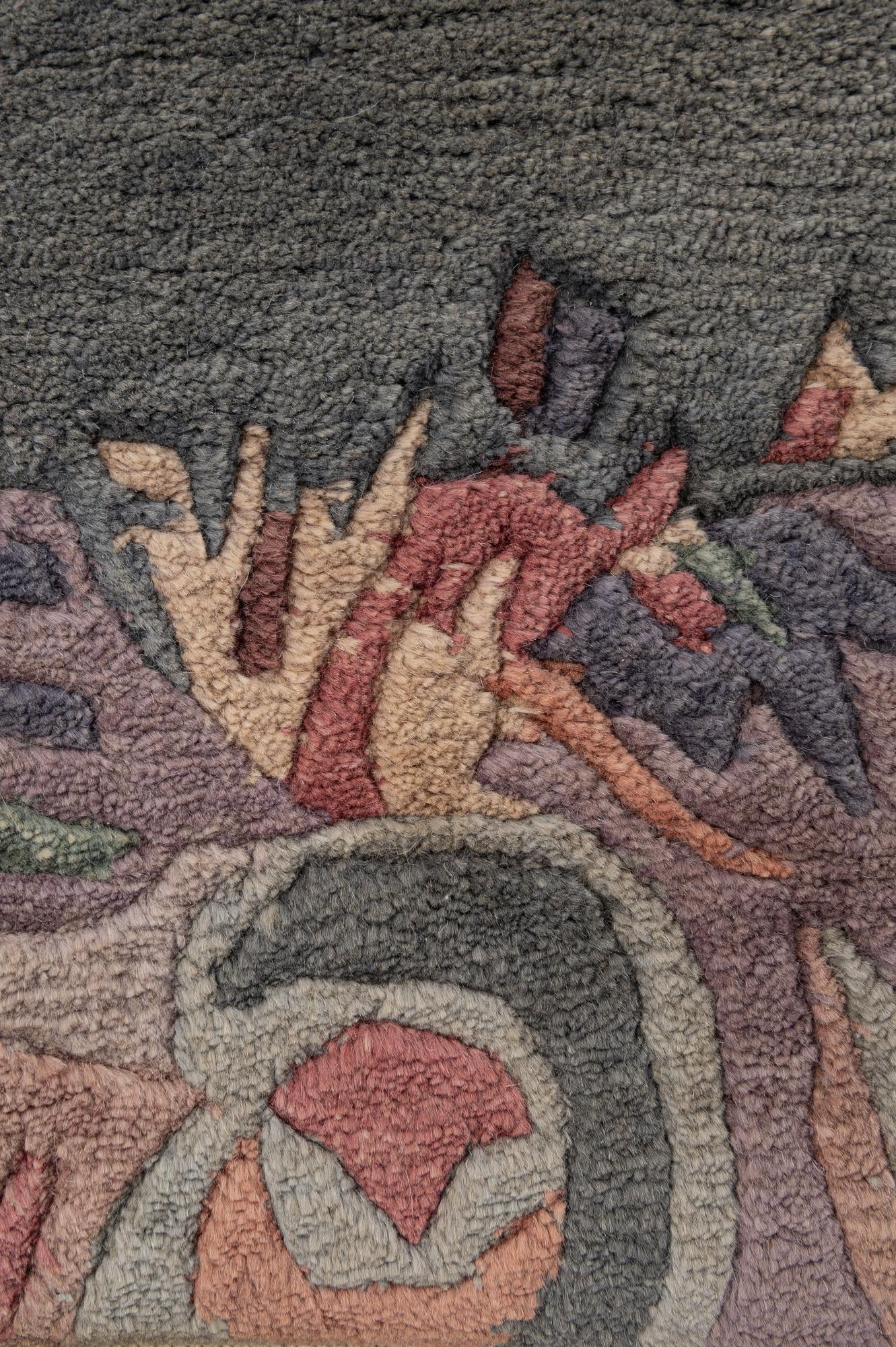 4' 3 x 5' 10 Hand Knotted Tibet Wool Rug