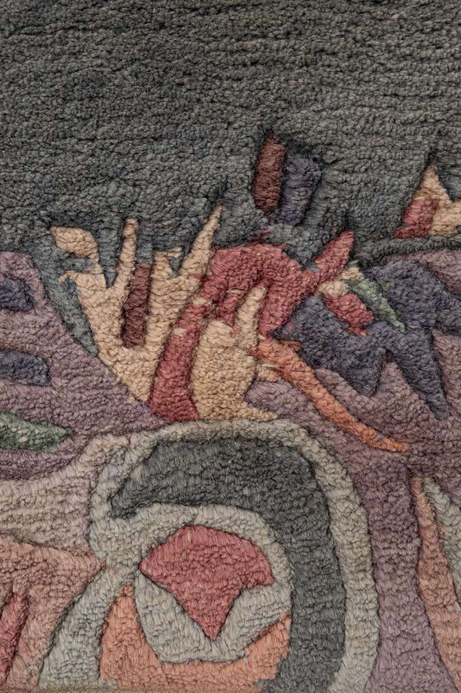 4' 3 x 5' 10 Hand Knotted Tibet Wool Rug