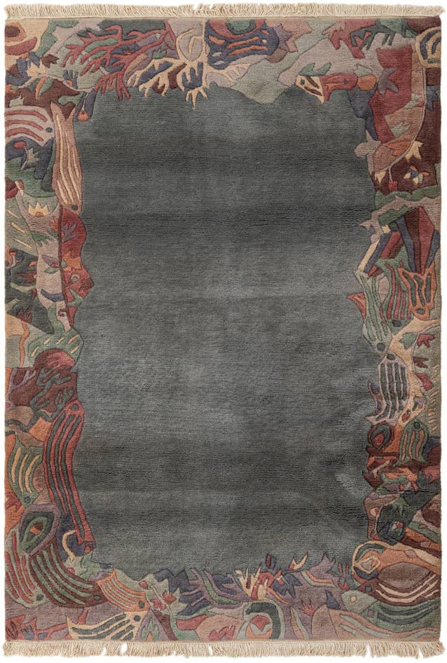 Detail image of 4' 3 x 5' 10 Hand Knotted Tibet Wool Rug
