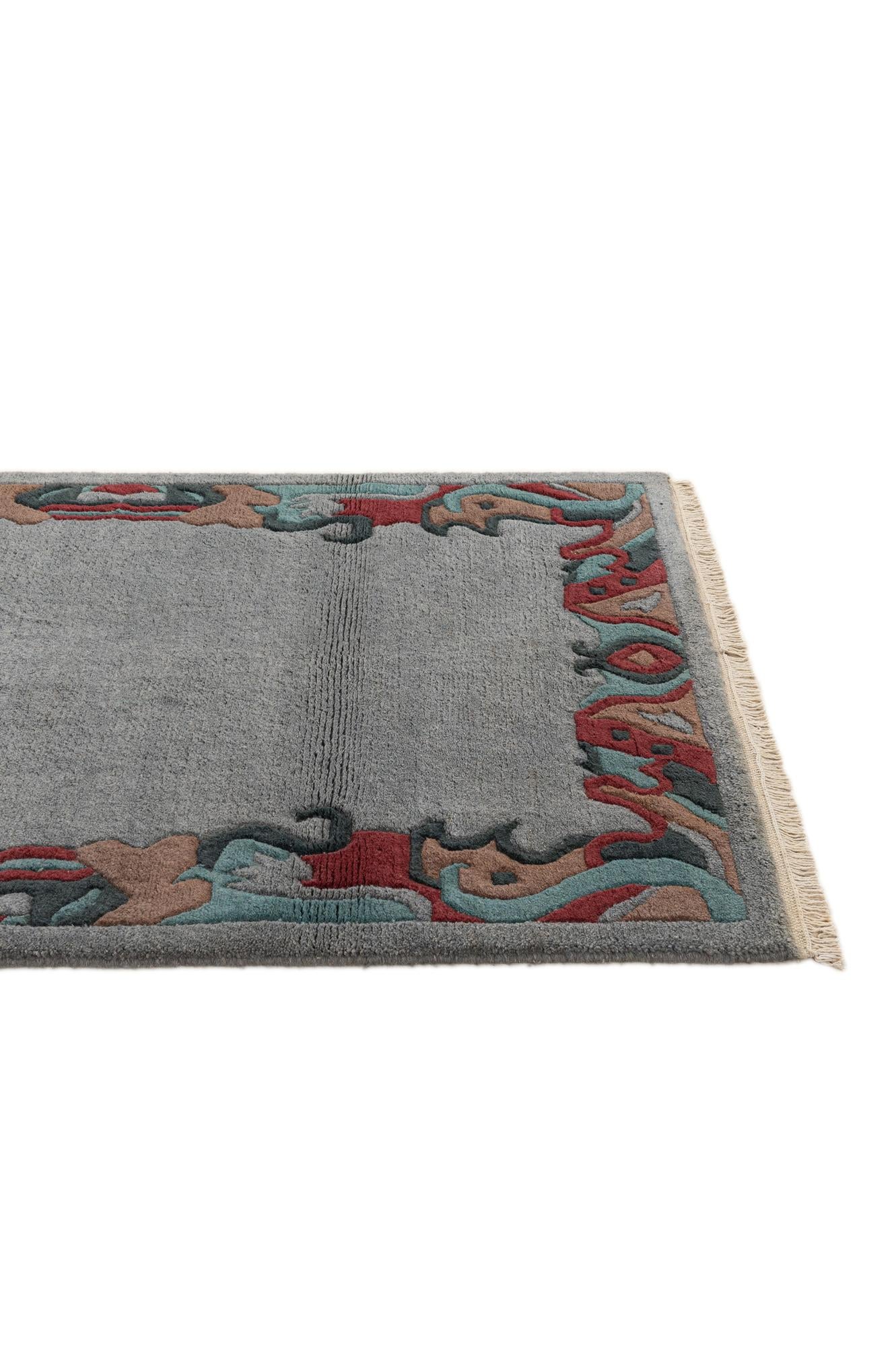 4' 2 x 5' 11 Hand Knotted Tibet Wool Rug