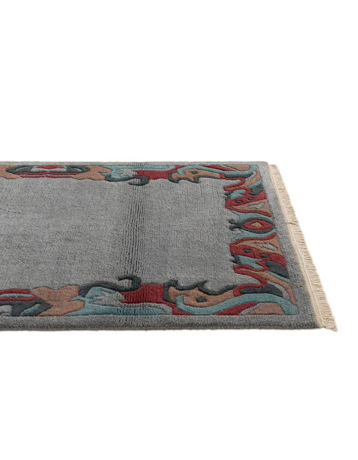 Detail image of 4' 2 x 5' 11  Hand Knotted Tibet Wool Rug