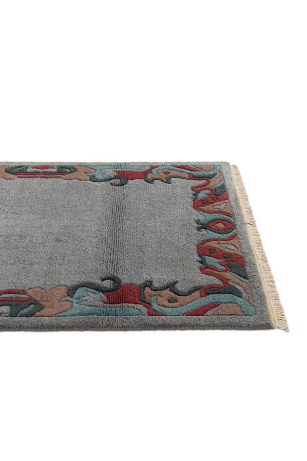 Detail image of 4' 2 x 5' 11 Hand Knotted Tibet Wool Rug