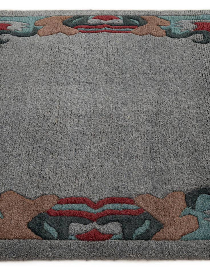 Detail image of 4' 2 x 5' 11  Hand Knotted Tibet Wool Rug
