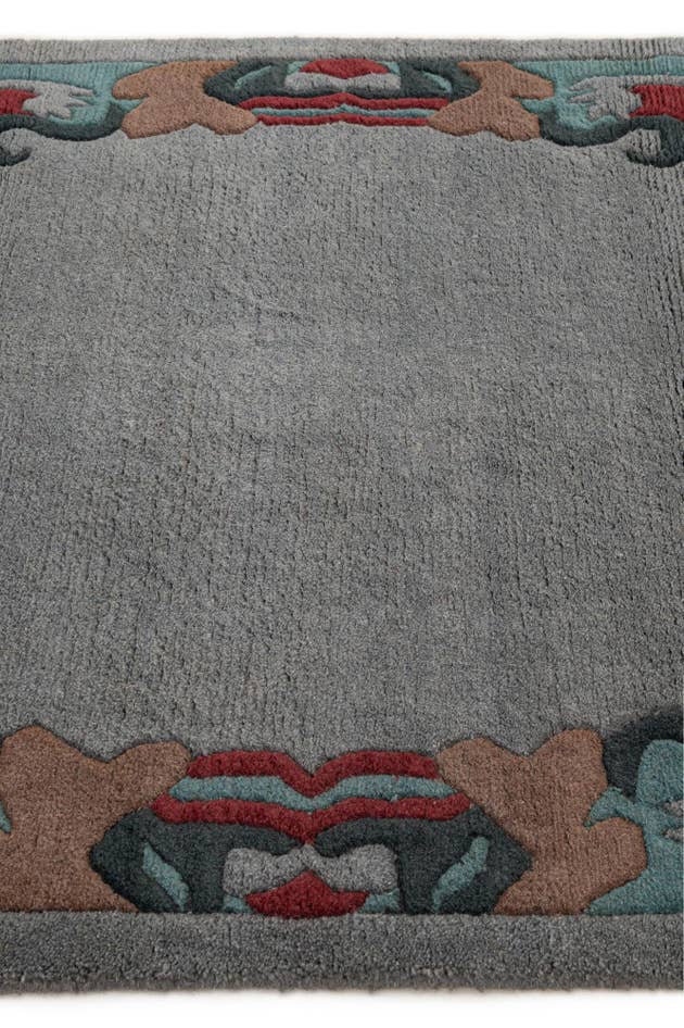 Detail image of 4' 2 x 5' 11 Hand Knotted Tibet Wool Rug