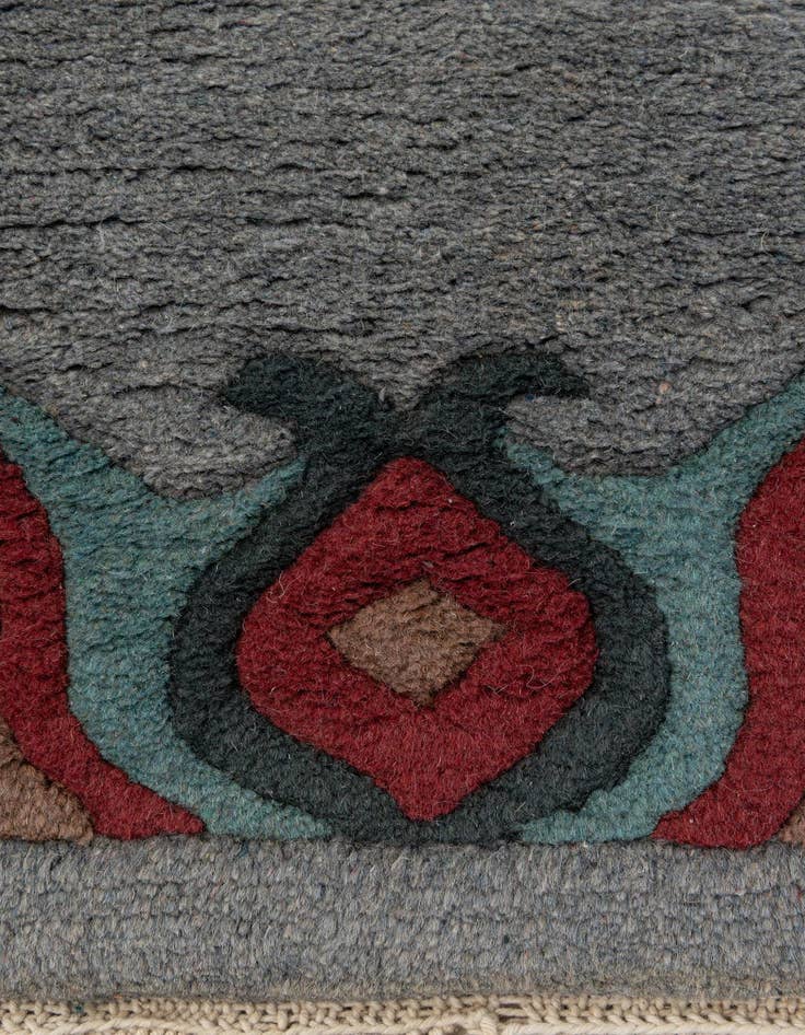 Detail image of 4' 2 x 5' 11  Hand Knotted Tibet Wool Rug
