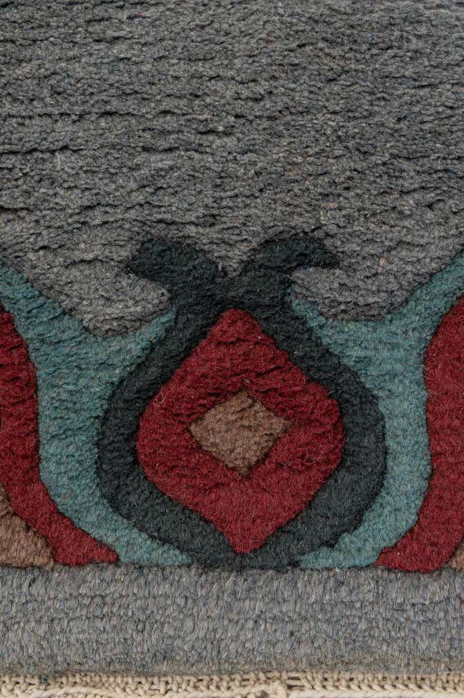 4' 2 x 5' 11 Hand Knotted Tibet Wool Rug