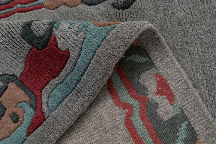 4' 2 x 5' 11 Hand Knotted Tibet Wool Rug
