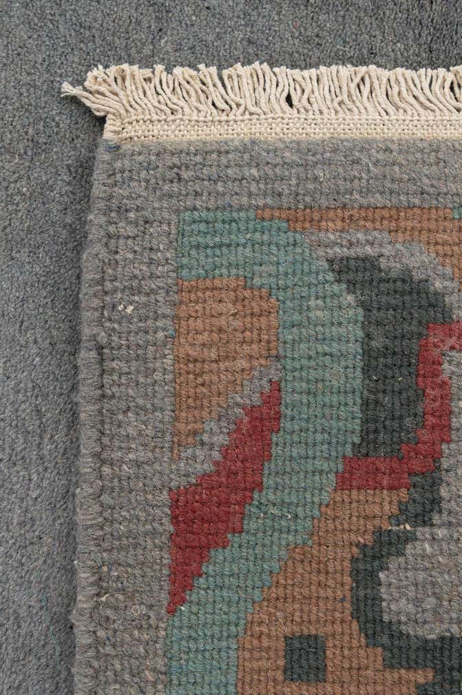 4' 2 x 5' 11 Hand Knotted Tibet Wool Rug