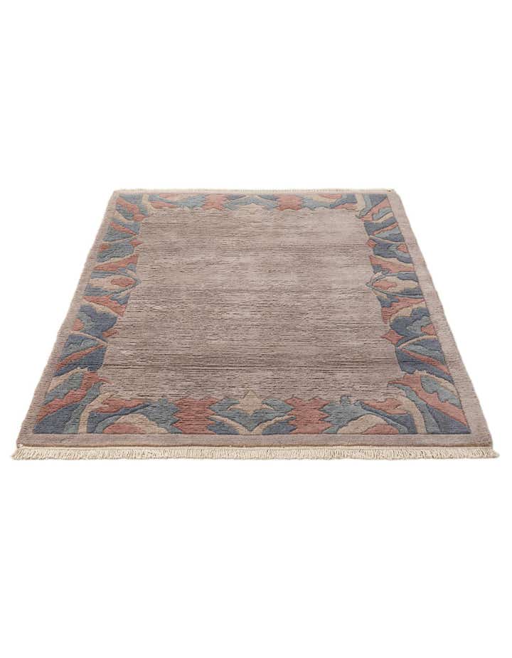 4' x 6' 2 Hand Knotted Tibet Wool Rug