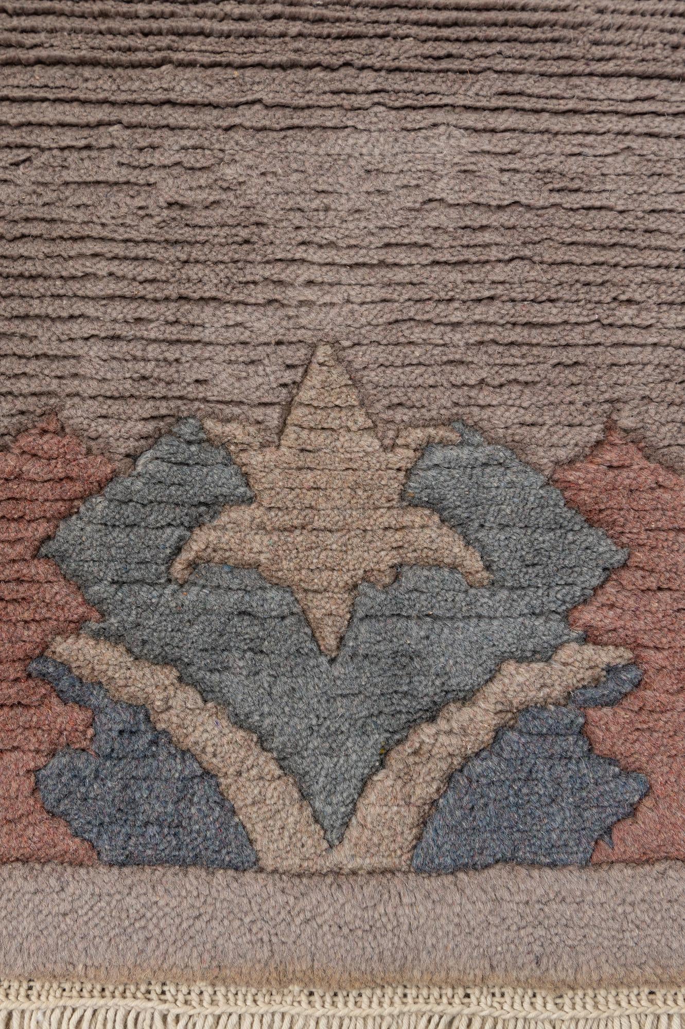 4' x 6' 2 Hand Knotted Tibet Wool Rug