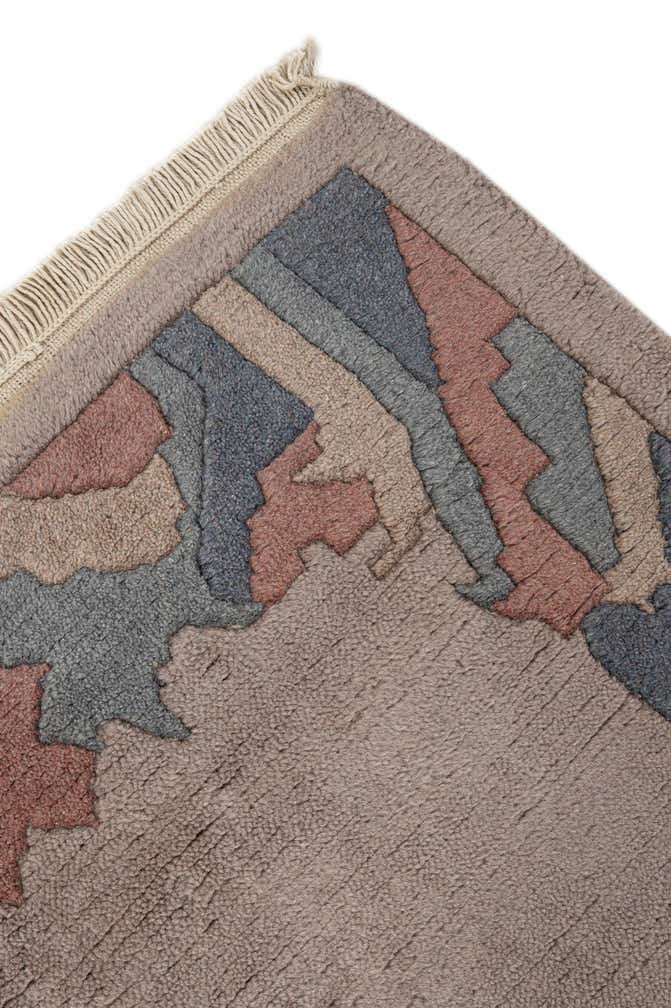 4' x 6' 2 Hand Knotted Tibet Wool Rug
