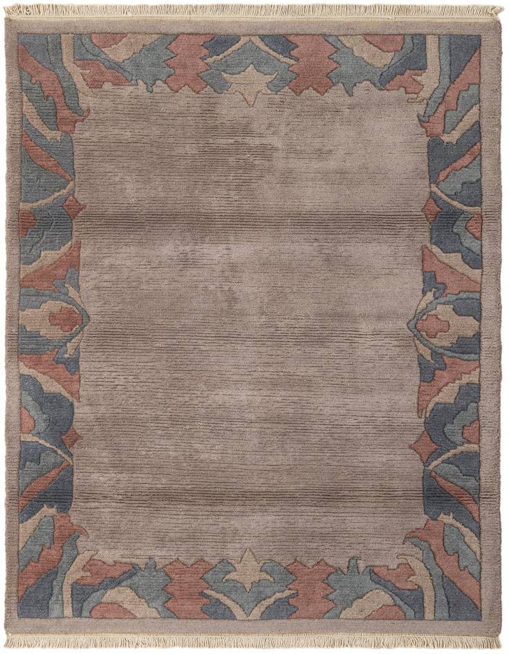 Detail image of 4' x 6' 2 Hand Knotted Tibet Wool Rug