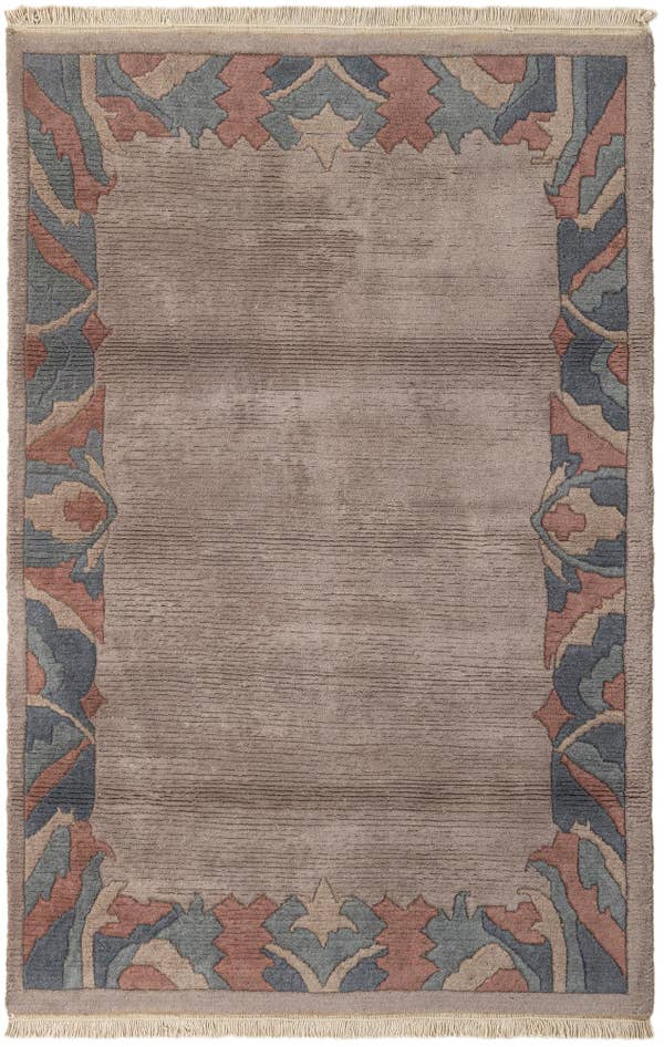 Detail image of 4' x 6' 2 Hand Knotted Tibet Wool Rug