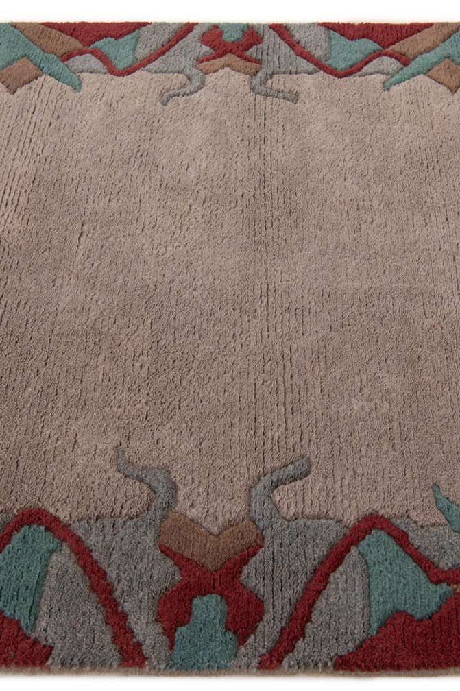 4' 1 x 5' 10 Hand Knotted Tibet Wool Rug