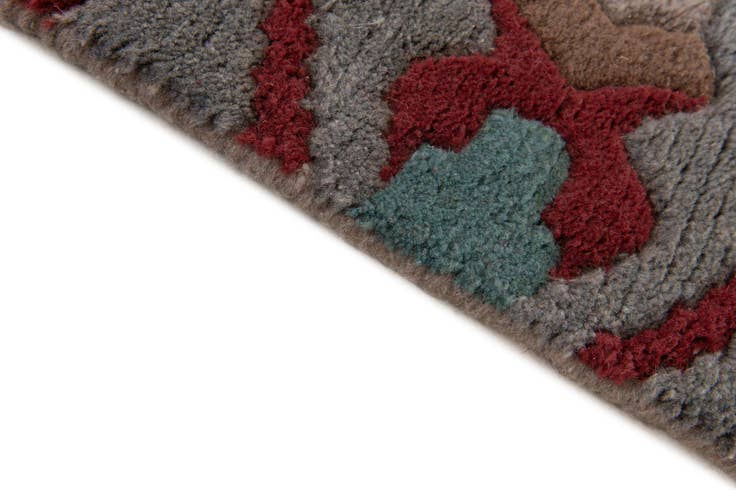 Detail image of 4' 1 x 5' 10 Hand Knotted Tibet Wool Rug