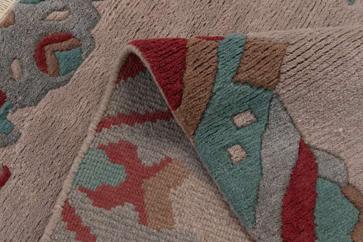 4' 1 x 5' 10 Hand Knotted Tibet Wool Rug