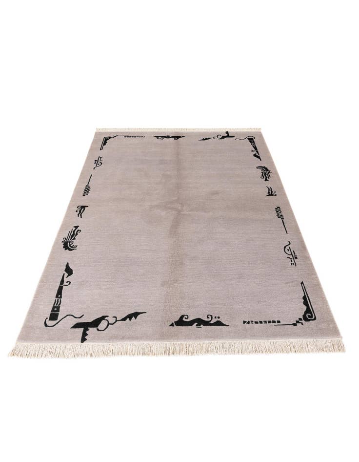 Detail image of 5' 7 x 7' 5 Hand Knotted Tibet Wool Rug