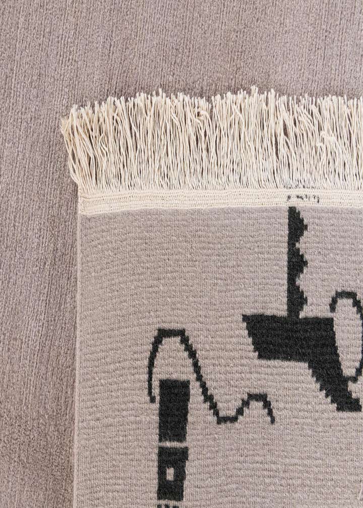 5' 7 x 7' 5 Hand Knotted Tibet Wool Rug