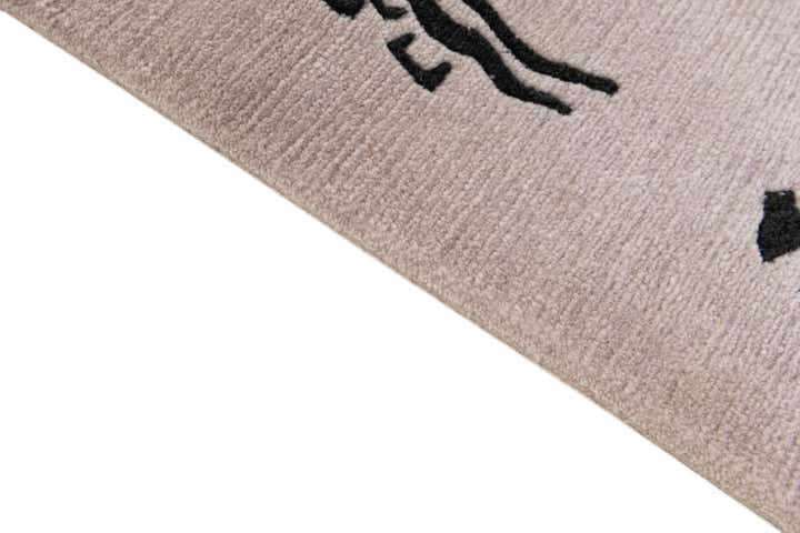 5' 7 x 7' 5 Hand Knotted Tibet Wool Rug