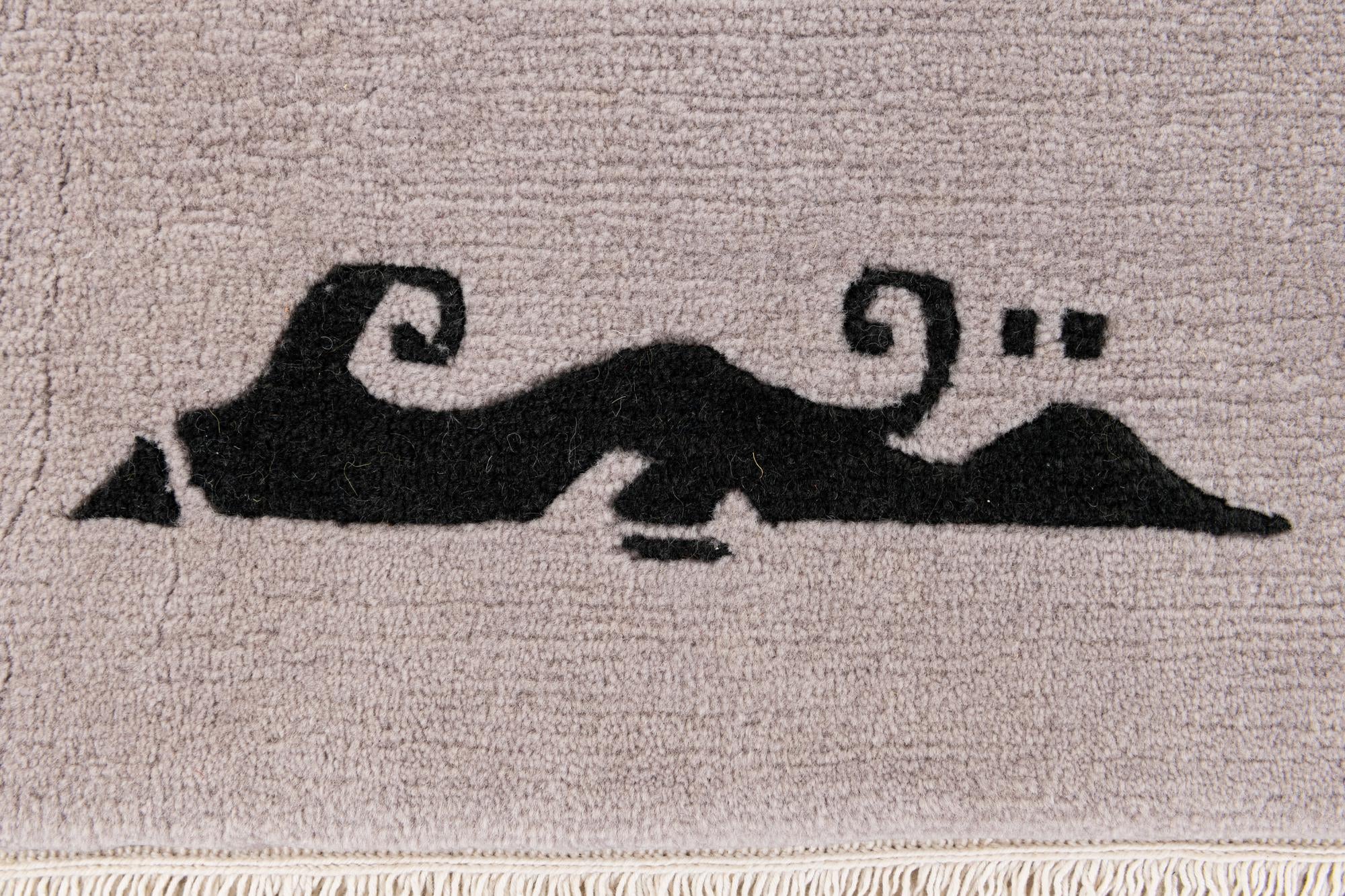 5' 7 x 7' 5 Hand Knotted Tibet Wool Rug