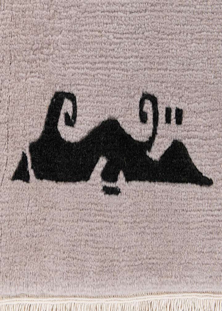 5' 7 x 7' 5 Hand Knotted Tibet Wool Rug