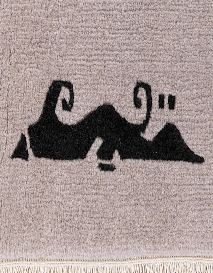 Detail image of 5' 7 x 7' 5 Hand Knotted Tibet Wool Rug