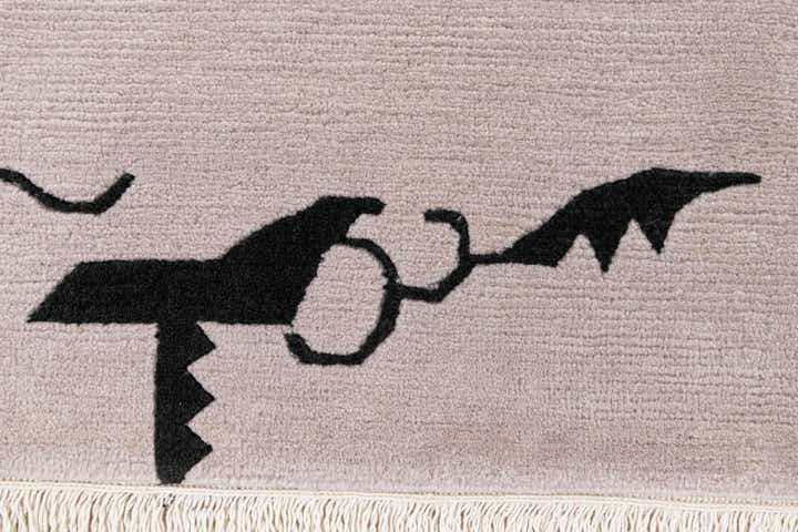 5' 7 x 7' 5 Hand Knotted Tibet Wool Rug