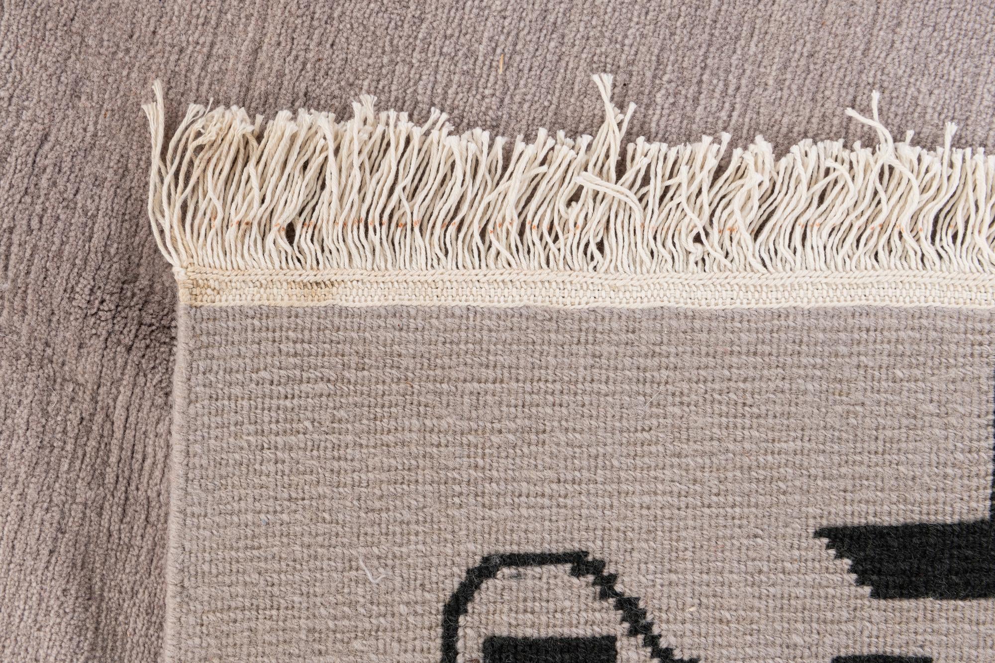 5' 7 x 7' 5 Hand Knotted Tibet Wool Rug