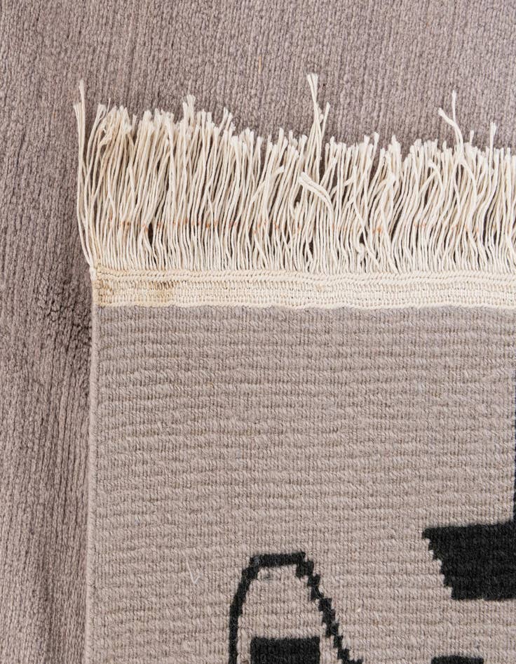 Detail image of 5' 7 x 7' 5  Hand Knotted Tibet Wool Rug