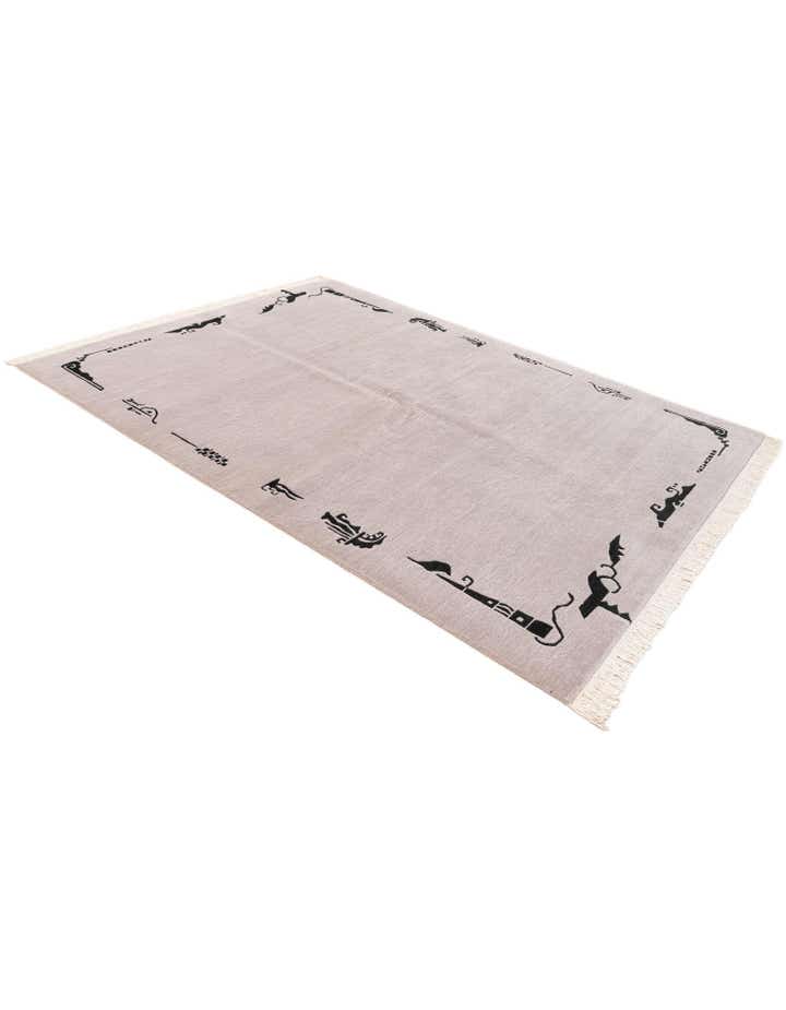 5' 7 x 7' 5 Hand Knotted Tibet Wool Rug