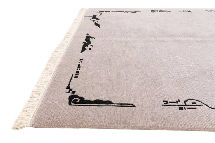 Detail image of 5' 7 x 7' 5 Hand Knotted Tibet Wool Rug