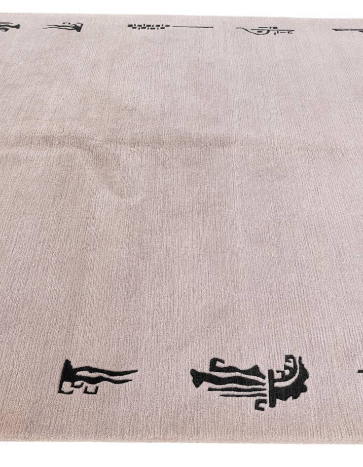 Detail image of 5' 7 x 7' 5  Hand Knotted Tibet Wool Rug