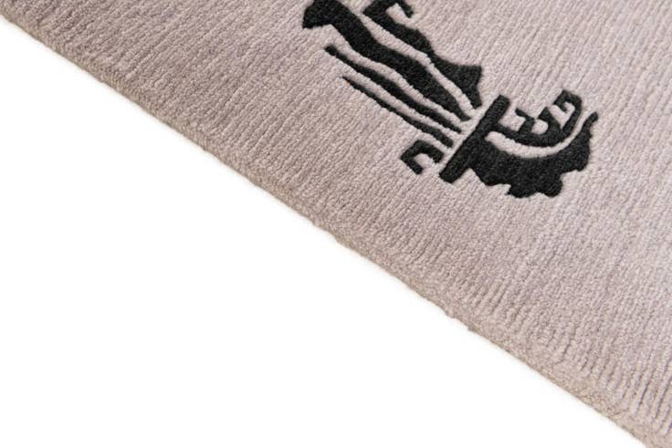 Detail image of 5' 7 x 7' 5 Hand Knotted Tibet Wool Rug