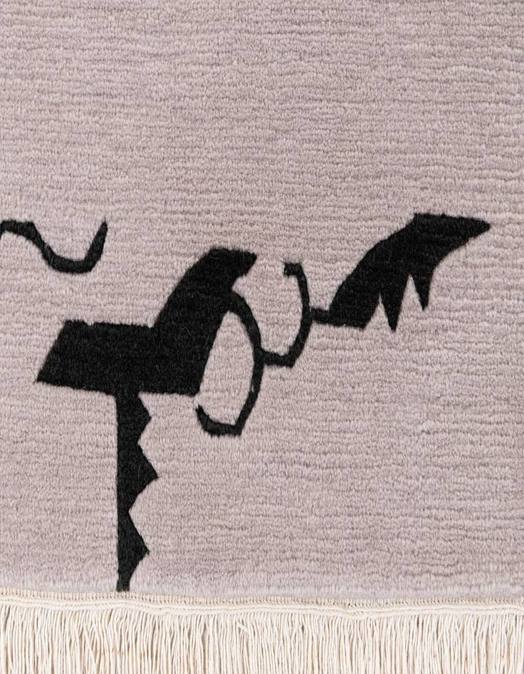 Detail image of 5' 7 x 7' 5  Hand Knotted Tibet Wool Rug