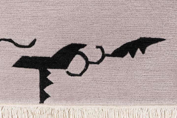 5' 7 x 7' 5 Hand Knotted Tibet Wool Rug