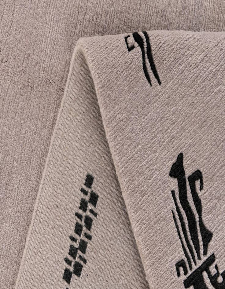 Detail image of 5' 7 x 7' 5  Hand Knotted Tibet Wool Rug