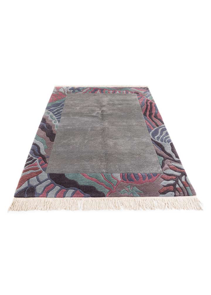 4' 9 x 6' 6 Hand Knotted Tibet Wool Rug
