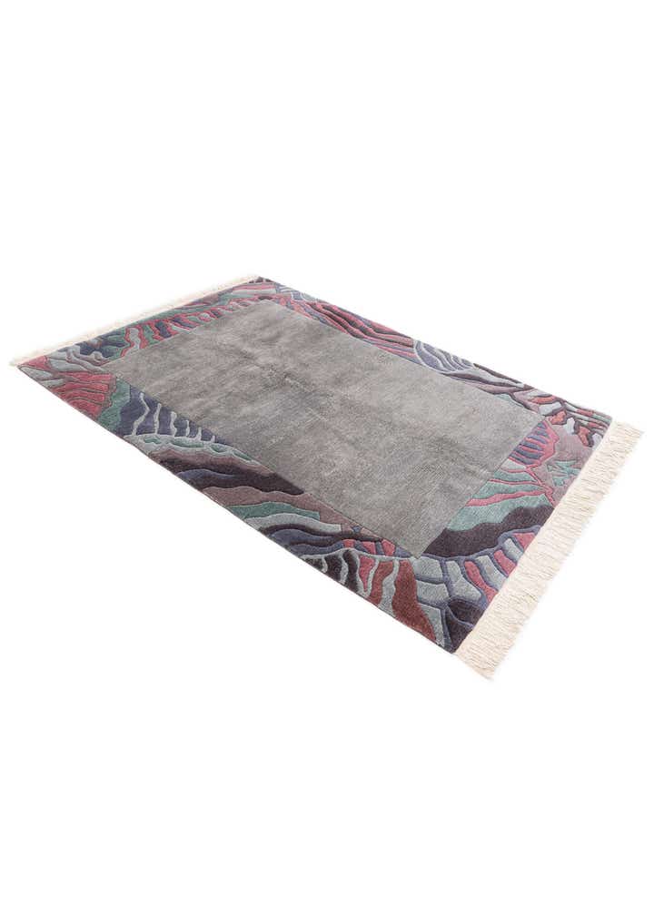 4' 9 x 6' 6 Hand Knotted Tibet Wool Rug