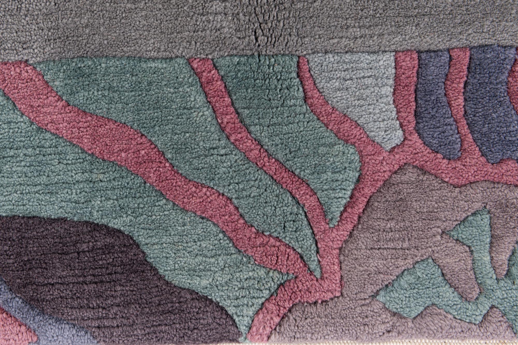 4' 9 x 6' 6 Hand Knotted Tibet Wool Rug