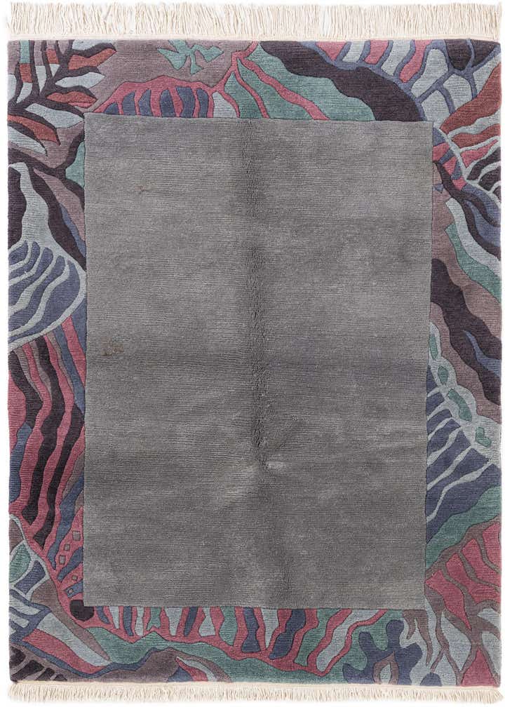 4' 9 x 6' 6 Hand Knotted Tibet Wool Rug