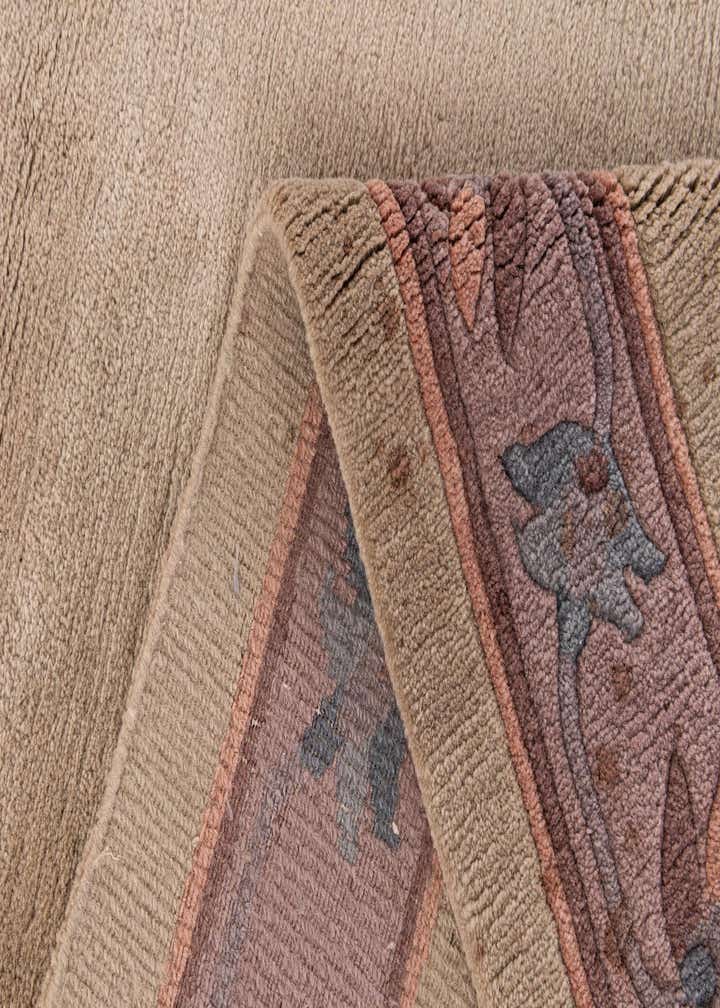 8' x 11' 4 Hand Knotted Tibet Wool Rug