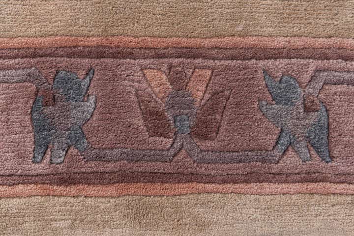 8' x 11' 4 Hand Knotted Tibet Wool Rug