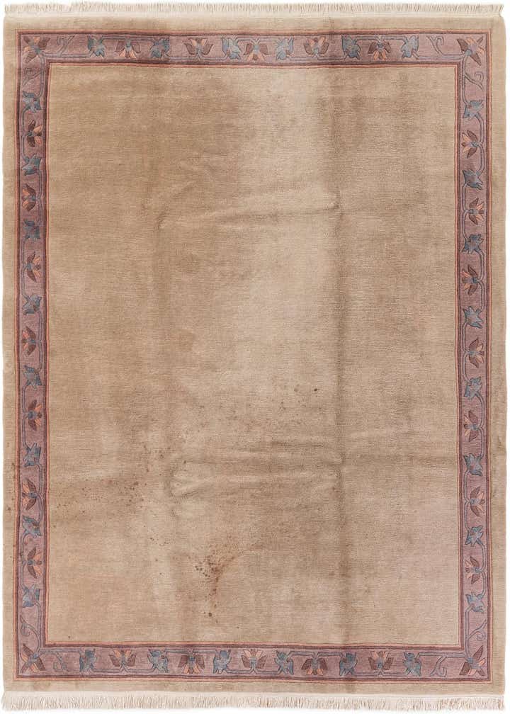 8' x 11' 4 Hand Knotted Tibet Wool Rug