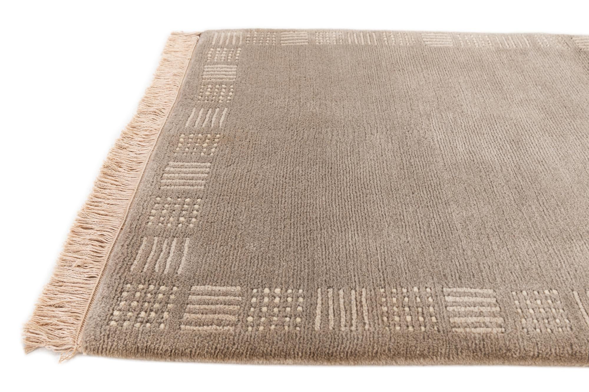 3' x 5' 2 Hand Knotted Tibet Wool Rug