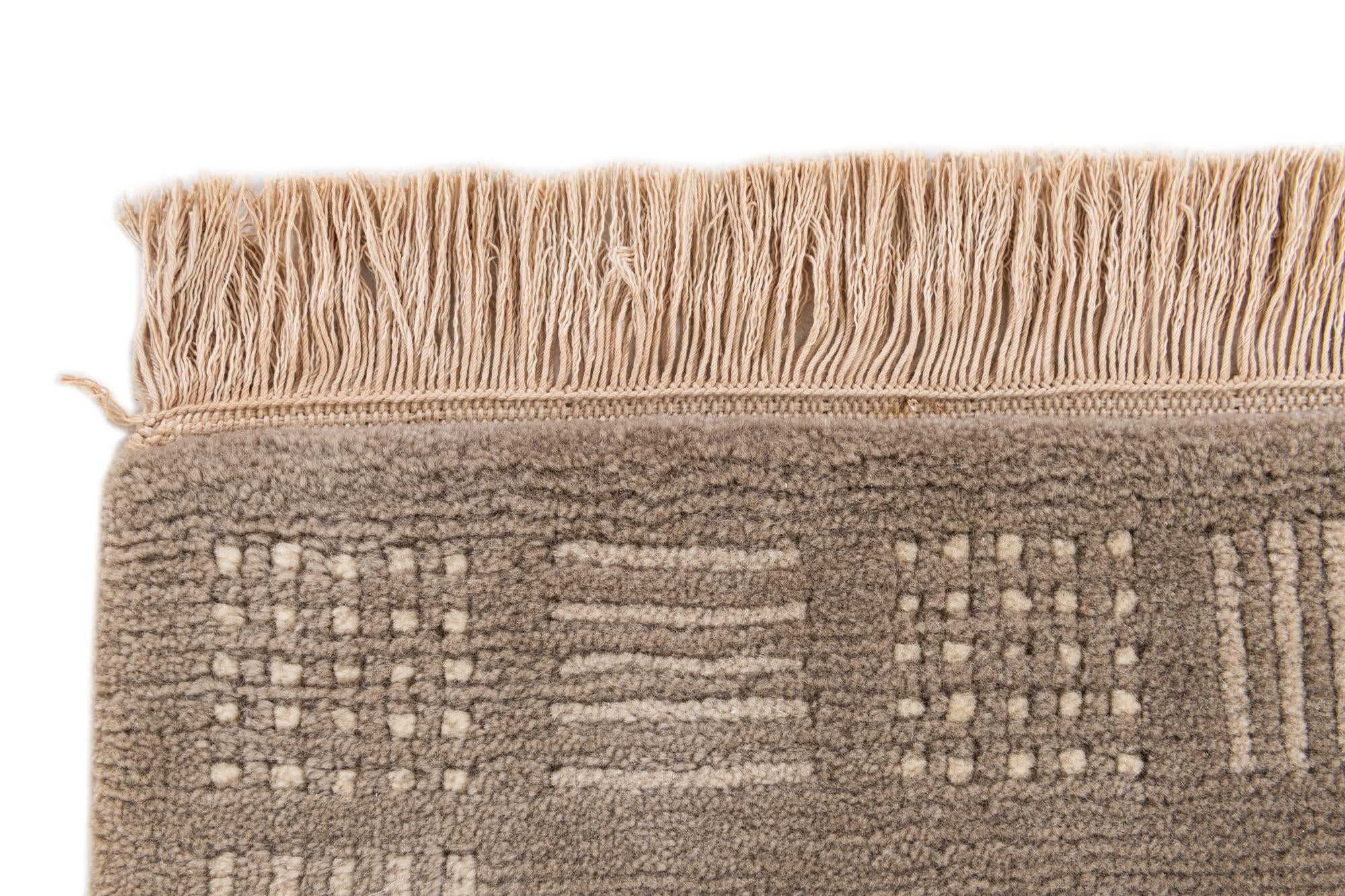 3' x 5' 2 Hand Knotted Tibet Wool Rug