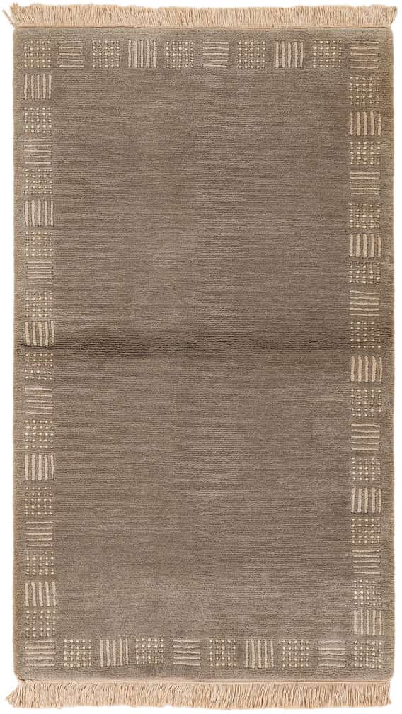 3' x 5' 2 Hand Knotted Tibet Wool Rug