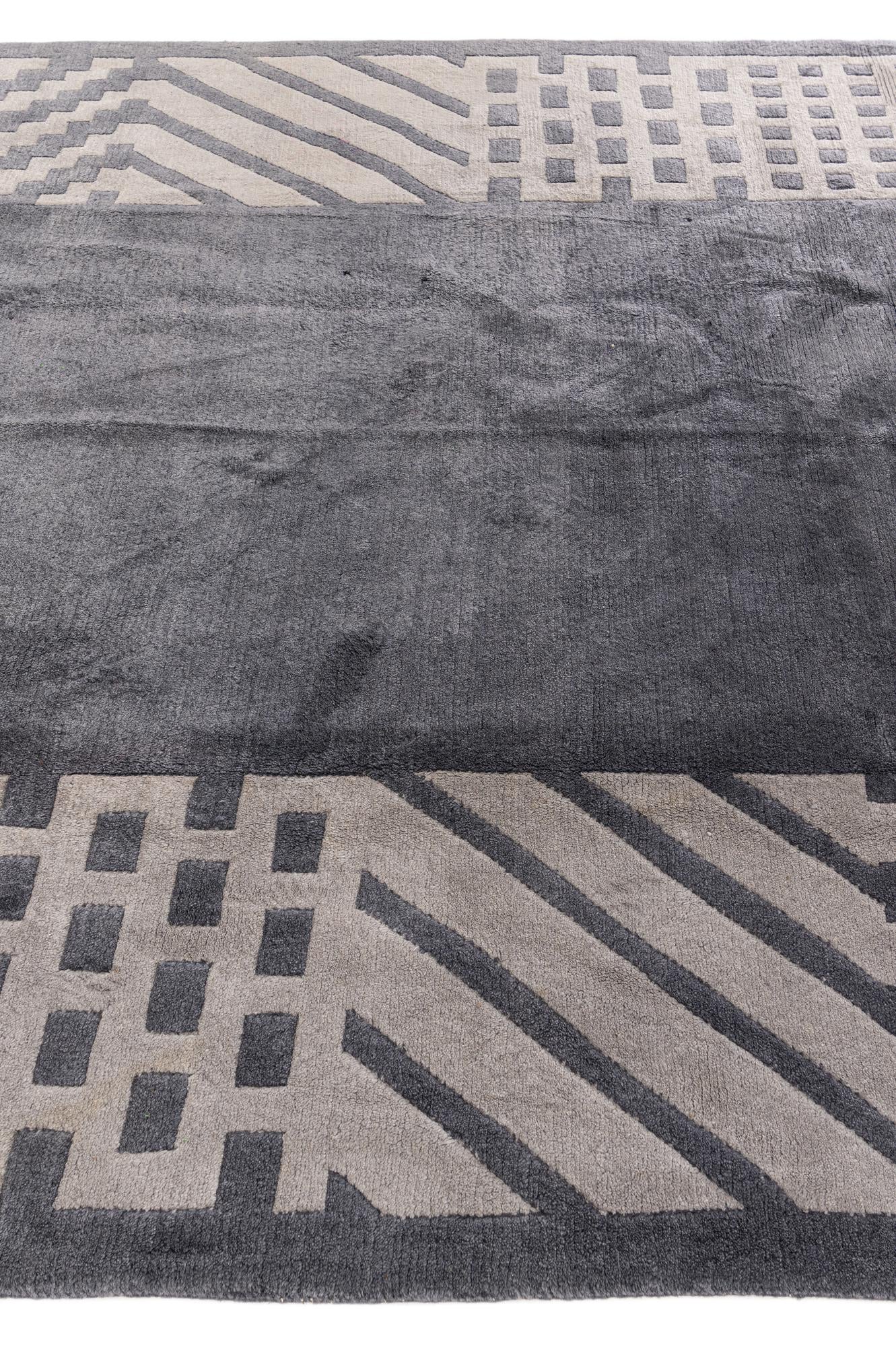 205cm x 300cm anudado a mano Tibet Alfombra Lana
