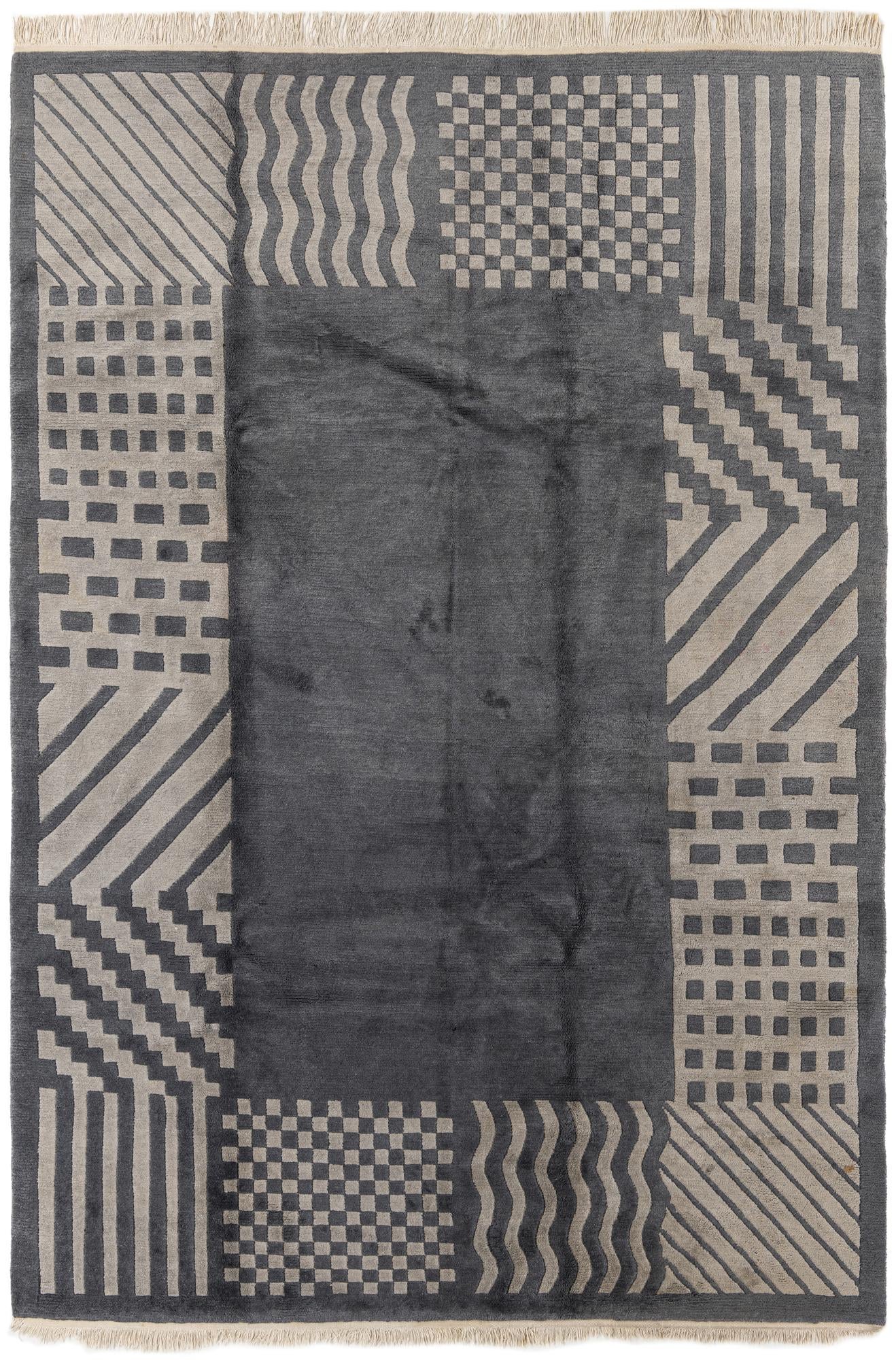 205cm x 300cm anudado a mano Tibet Alfombra Lana