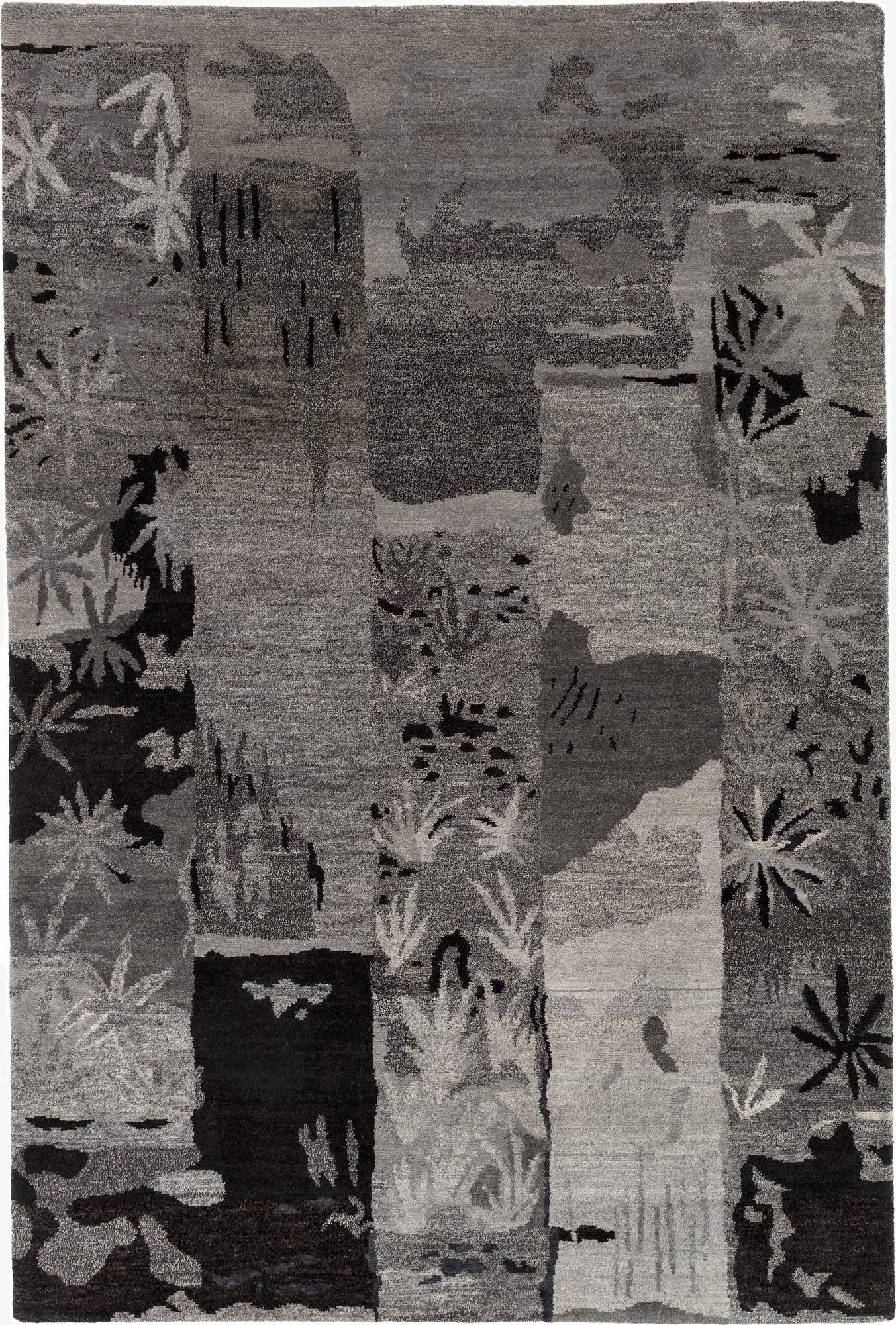 4' x 6'  Hand Knotted Tibet Wool Rug